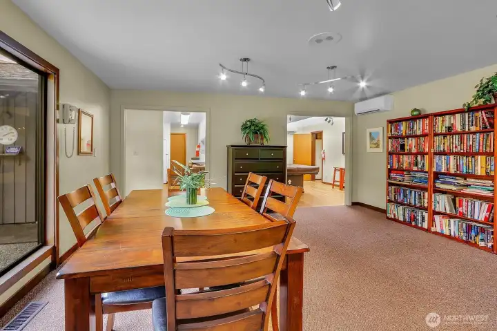 Full Library, medication, project room for all to enjoy in the Clubhouse