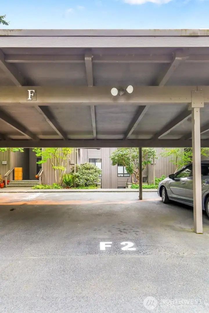 Reserved parking space #F2