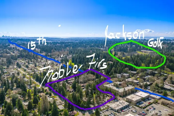 Noble Firs convenient location