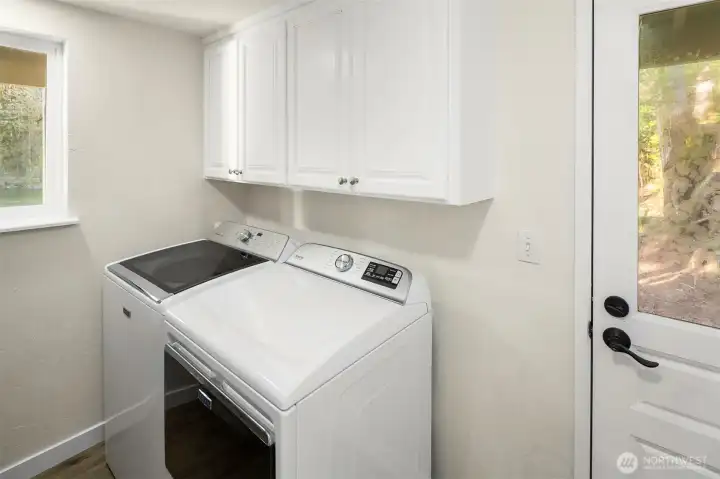 Laundry and mudroom.