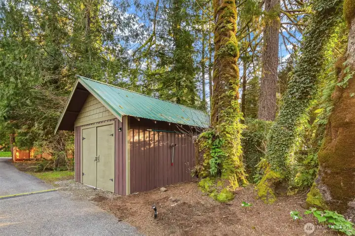 And a storage shed!