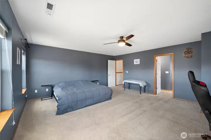 Door on Right Leads to Primary Bath & Walk in Closet