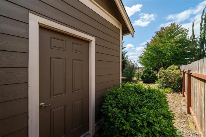 Side Door from Garage