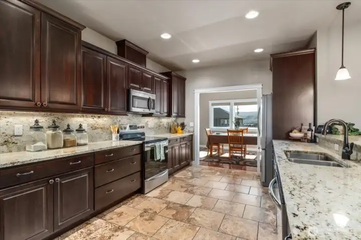 Kitchen with Plentiful Cupboards