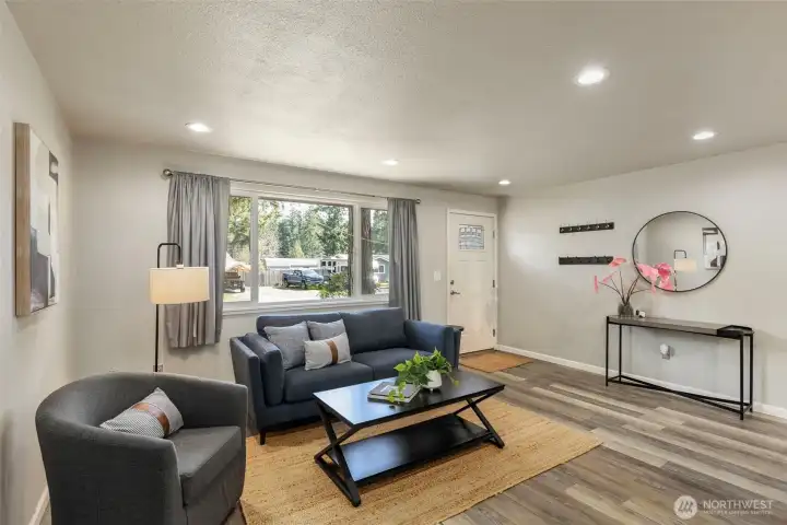 Living Room from the Kitchen.