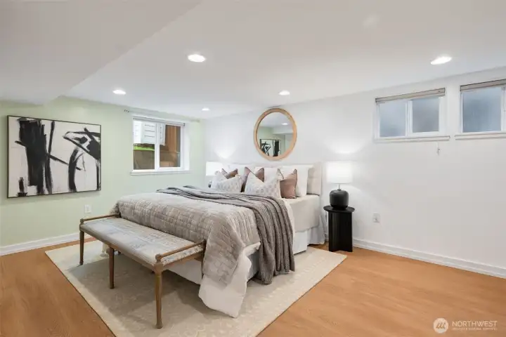 Lower level bedroom