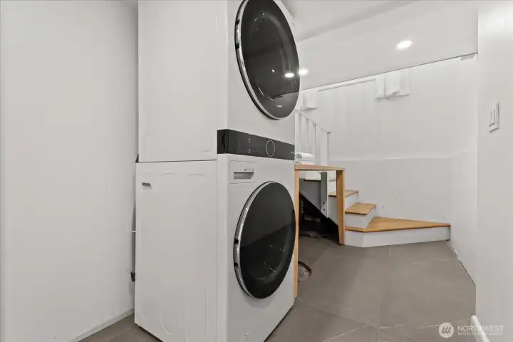 Downstairs laundry