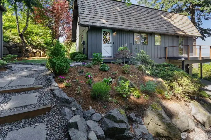 Front door from walkway