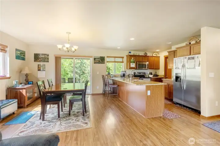 Enjoy your open concept living.