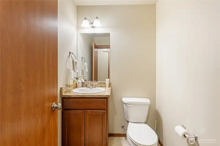 Downstairs bath.