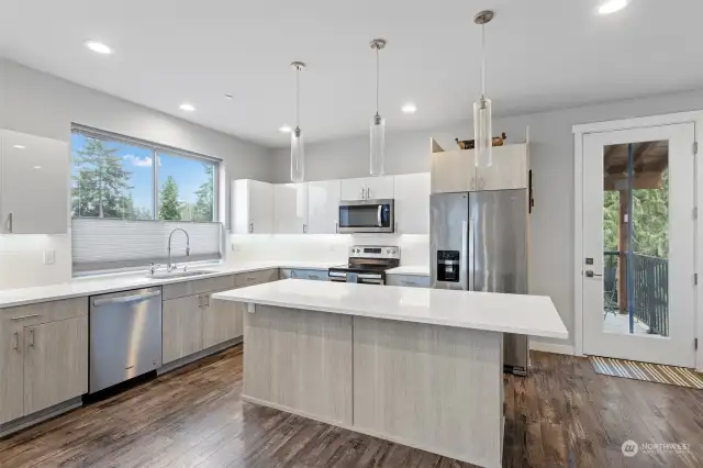 Large Kitchen with Tons of Natural Light