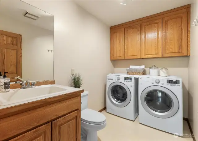 Utility Room and Half Bath.