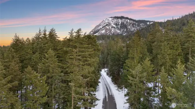 Tillman Creek, where the view of Peoh Point just can't be beat.