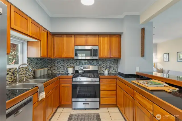 An excellent layout to cook with ease