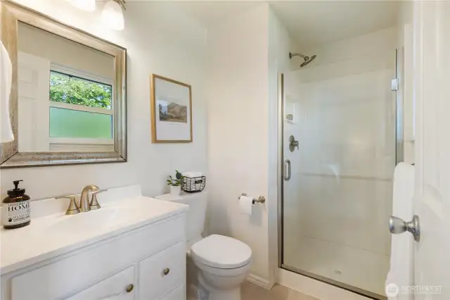 Updated primary bath.