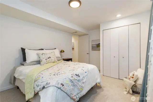 Lower level bedroom.