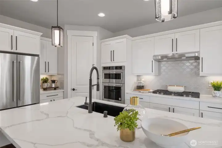 Photos are of model home of another community and are for illustration purposes only to reflect typical finishes.  May depict seller enhancements. Colors & options may vary.