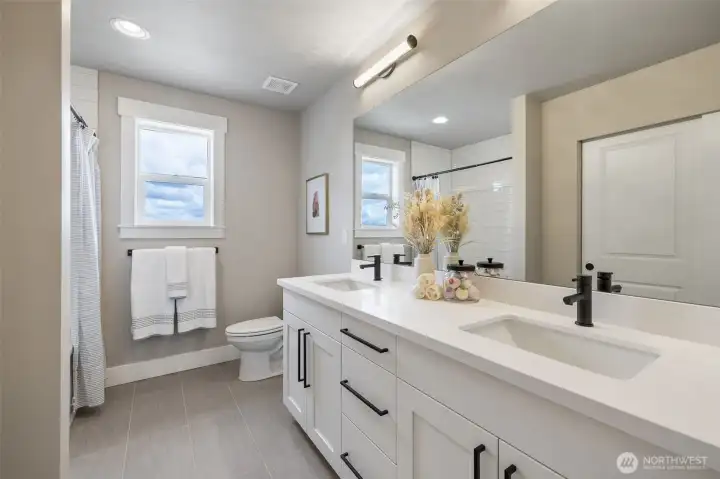 Photos are of model home of another community and are for illustration purposes only to reflect typical finishes.  May depict seller enhancements. Colors & options may vary.