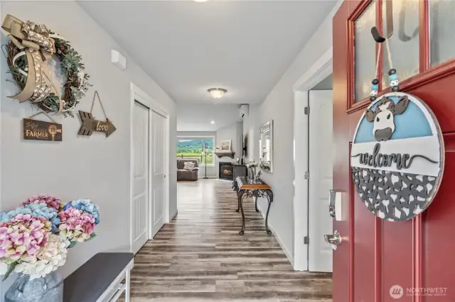wide hallways and 36" doors through out