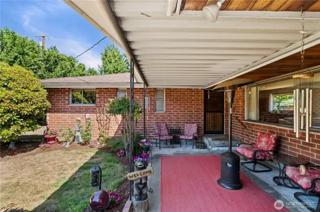 Covered Front Patio