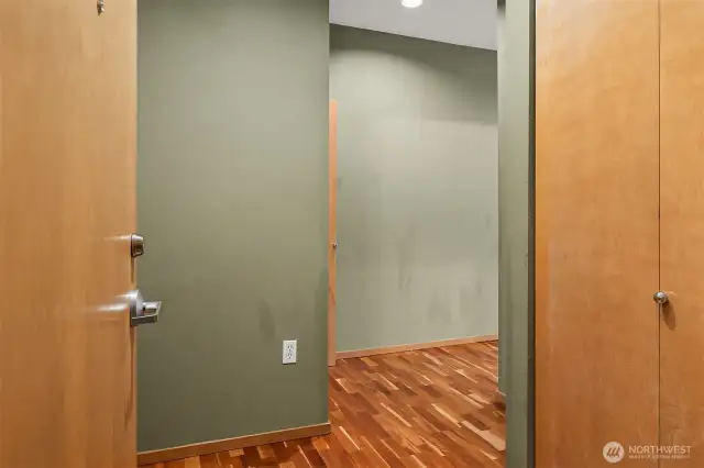 Entry to unit