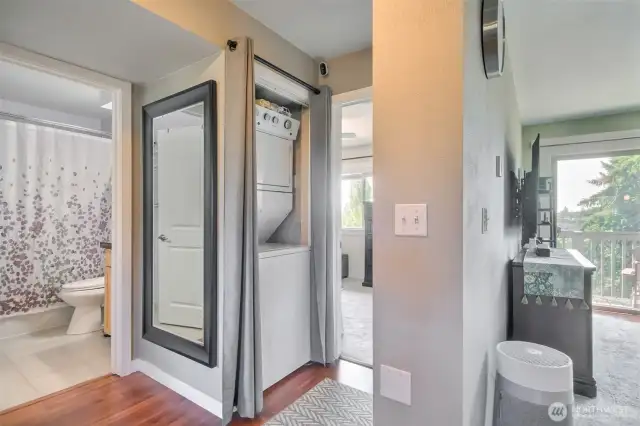 In home stackable washer & dryer