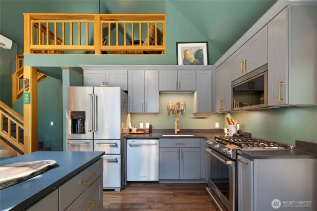Remodeled kitchen