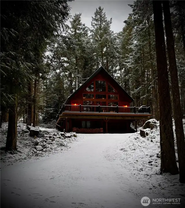 Snowy exterior