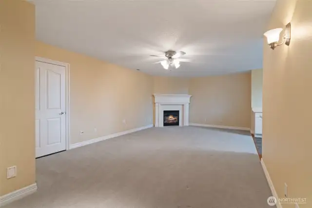 suite with fireplace