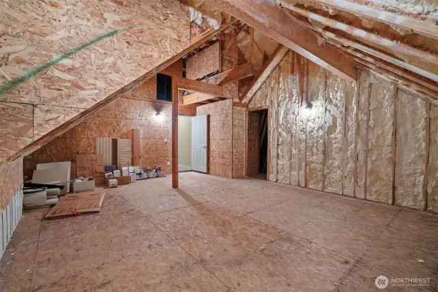 Unfinished space, large!