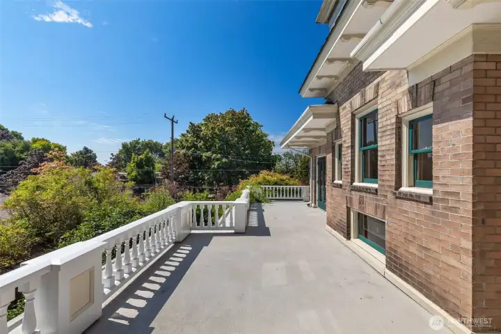 Epic roof top terrace from the 2nd floor; accessed from two of the bedrooms.