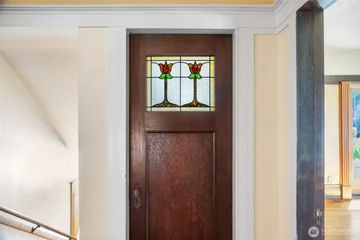 Door to the top floor.