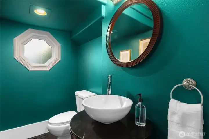 Main floor powder room