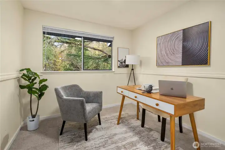 3rd bedroom on main - can be used as home office