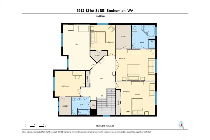 Versitile floor plan with 4 bedrooms and a spacious bonus room upstairs plus a dedicated office space on the main floor.