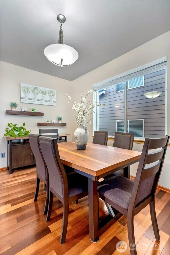 Dining separate enough for formal or everyday dining.