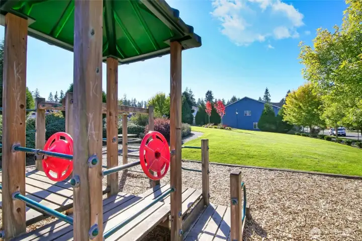 Neighborhood has community parks & including Basketball court