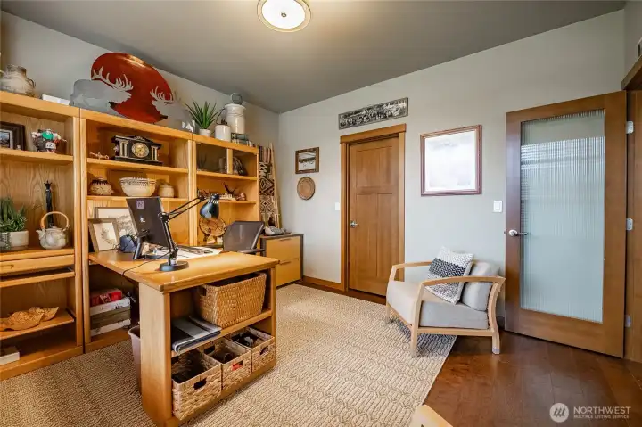 Office with closet and could be 4th bedroom.