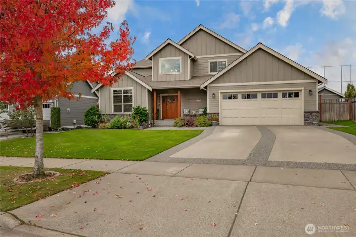 Beautiful curb appeal and plenty of off-street parking.