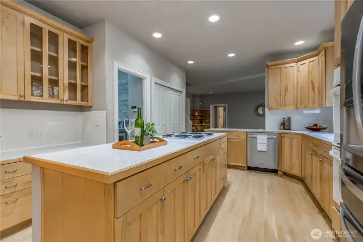 Spacious kitchen