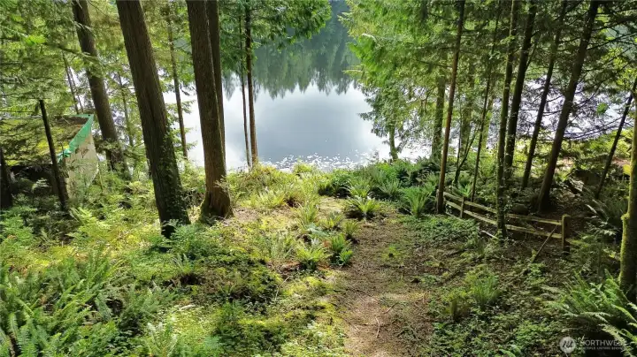 Great views of the lake throughout the property.