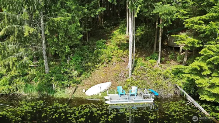 50ft of medium bank waterfrontage.