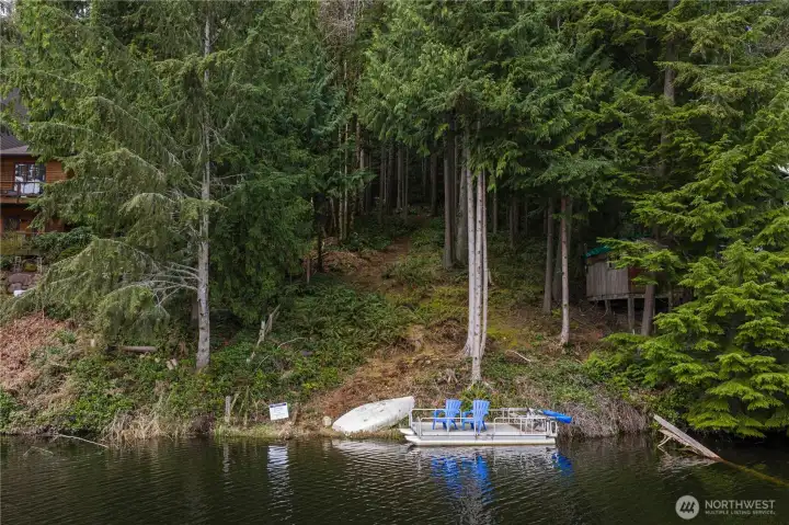 View of lot from lake