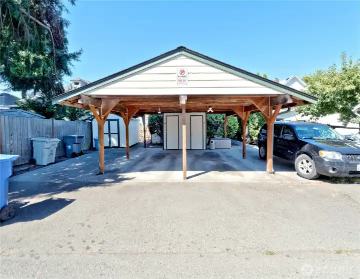 2 Space Carport