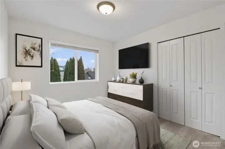 Upper Level 2nd Guest Bedroom - *Photo has been virtually staged