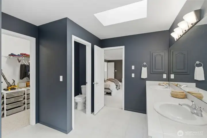 Primary bath and closet