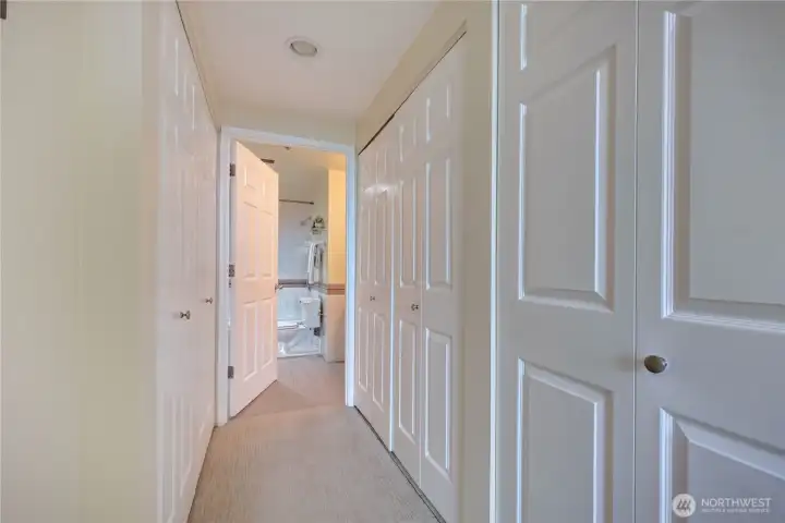 Bathroom accessible from both your bedroom and living room - great for guests as well as an ensuite feel!