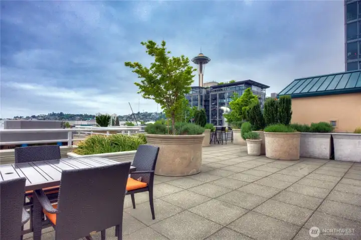 Fabulous views looking east, west and south from the community deck.