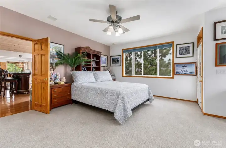Primary bedroom on main