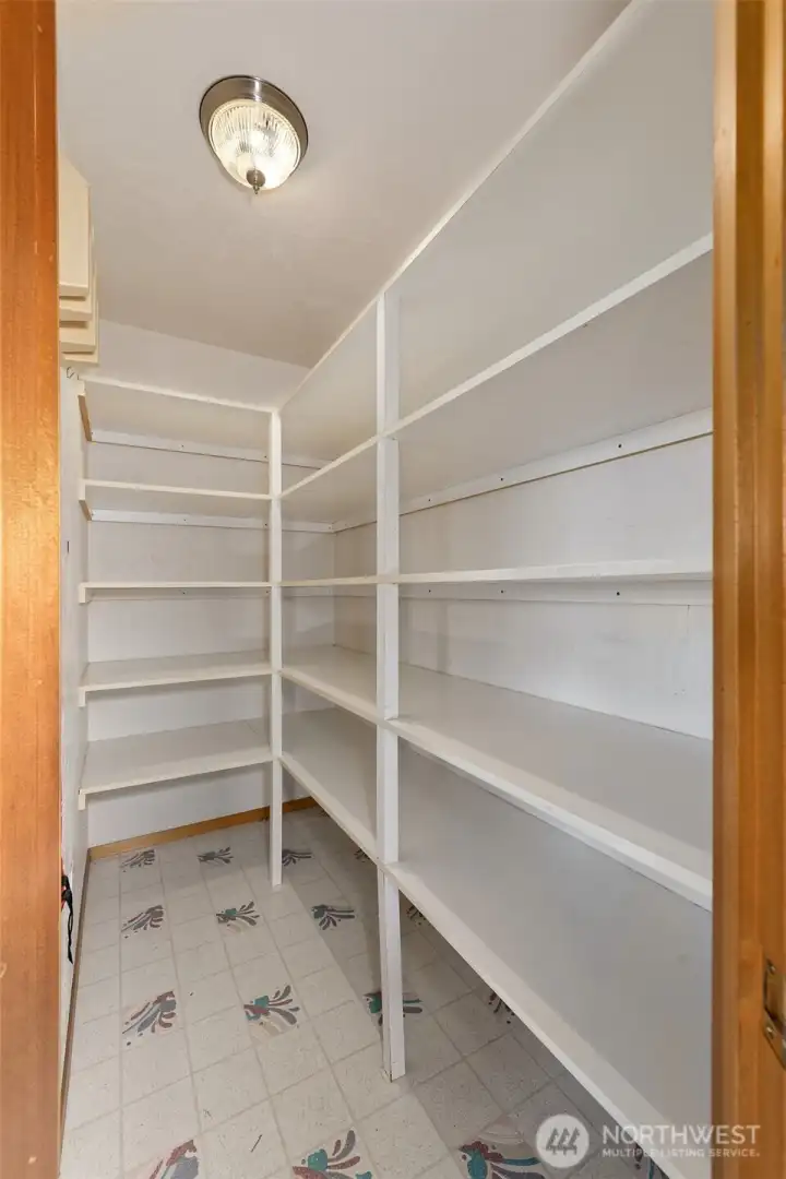 Check out this walk-in pantry! Load up on the Costco deals, you have plenty of storage for them! Check out this walk-in pantry! Load up on the Costco deals, you have plenty of storage for them!